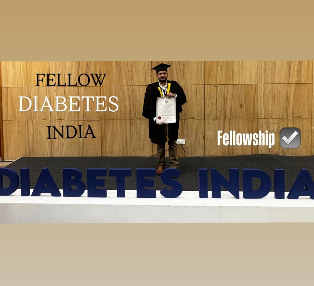 The Inspiring Journey of Dr. Bhanu Pratap Singh Dhakad : A Visionary in Modern Diabetology 4 Dr. Bhanu Pratap Singh Dhakad
